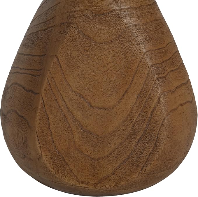 Patio Side Table, Square, Natural Wood Grain