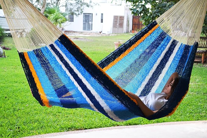 Traditional Mayan Hammock -Cancun Hammock (Small) - Thick Nylon Thread