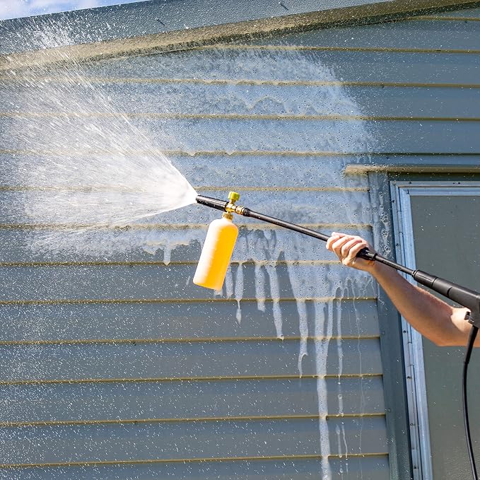 Sun Joe SPX-FC34-MXT Foam Cannon for SPX Series Electric Pressure Washers 34 Oz. | 1/4" Quick Connector | 5 Quick Connect Nozzle Tips