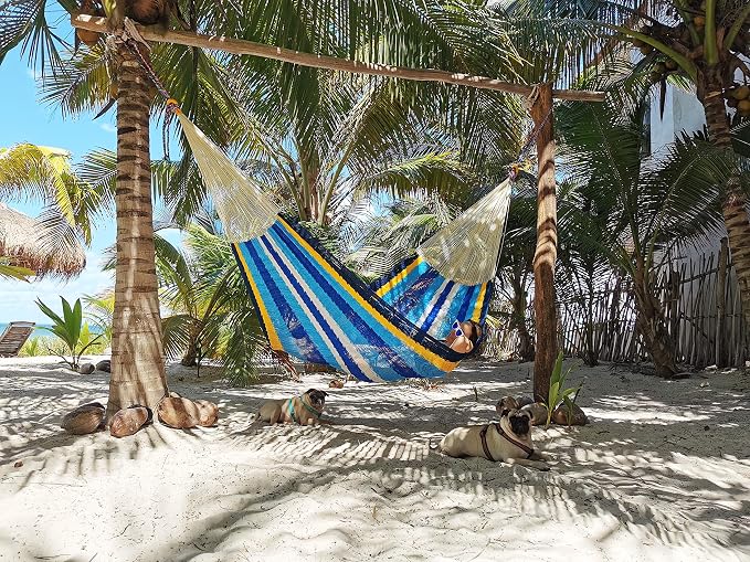 Traditional Mayan Hammock -Cancun Hammock (Small) - Thick Nylon Thread