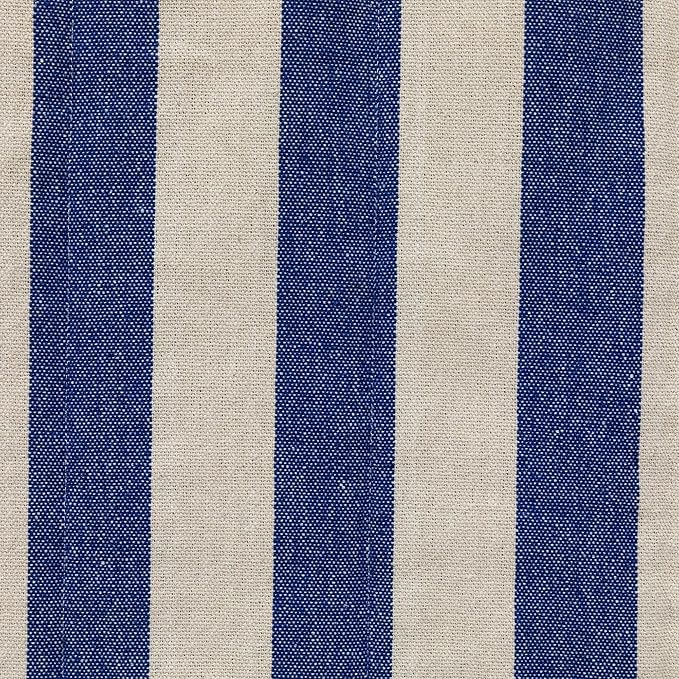 Striped Quilted Two Person Double Hammock with Pillow - 9' x 55" - Blue and Cream