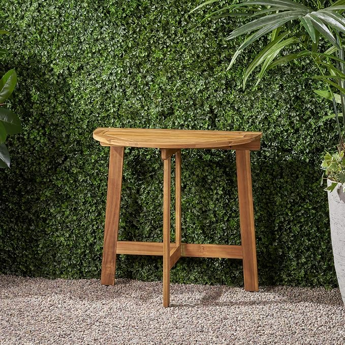 Great Deal Furniture Bistro Table, Natural Finish