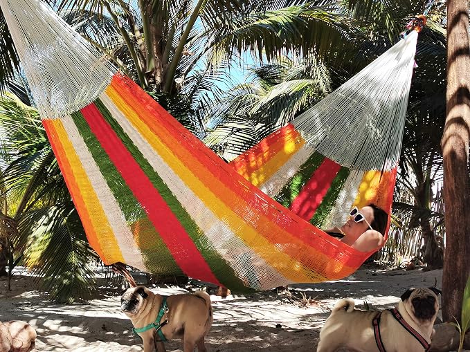 Traditional Mayan Hammock -Habanero Hammock (Small) - Thick Nylon Thread