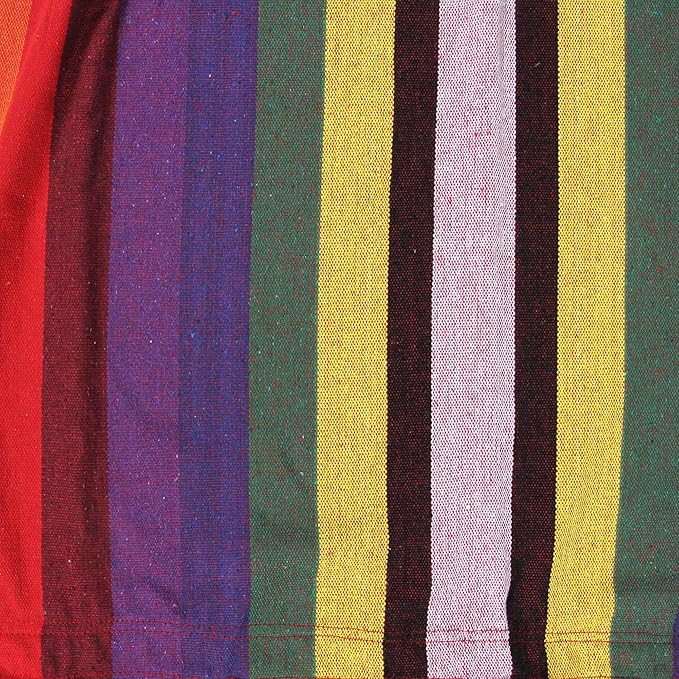 Northlight 76" Wide Striped Woven Cotton Single Brazilian Hammock