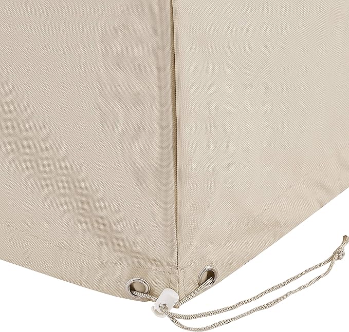 Crosley Furniture Patio Furniture Covers, Waterproof 4-Piece Cover Set for Outdoor Chairs, Loveseat, Table, Tan