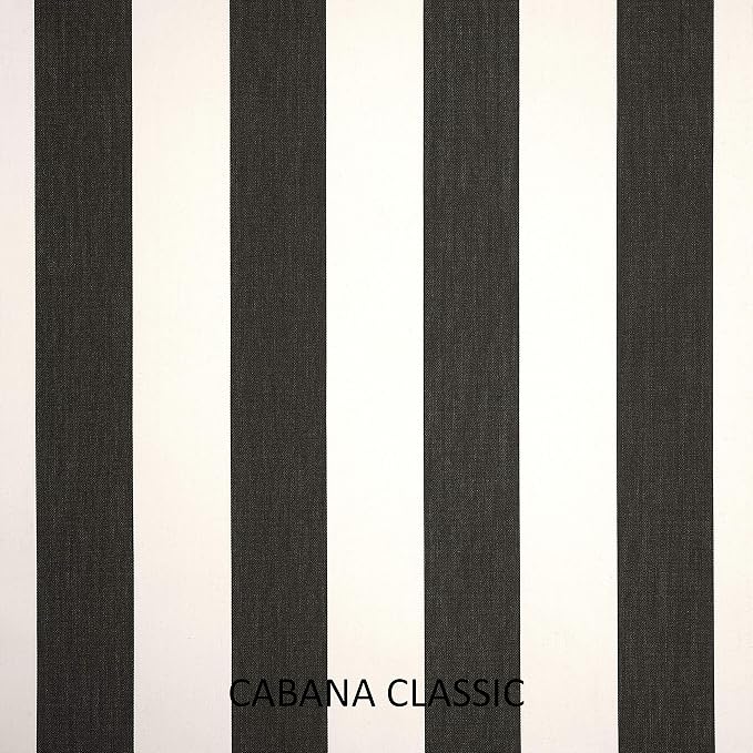 Sorra Home x Sunbrella - Lumbar Pillows (Set of 2), Cabana Classic Stripes & Coral Melon
