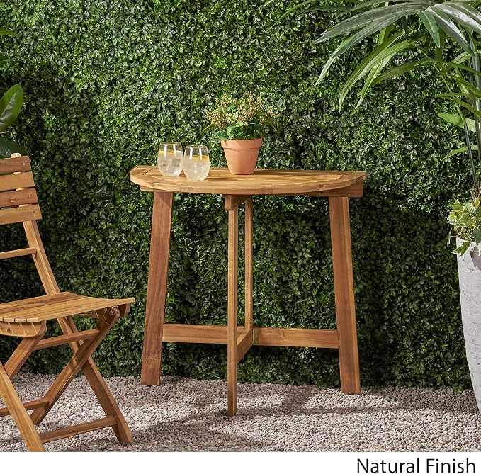 Great Deal Furniture Bistro Table, Natural Finish