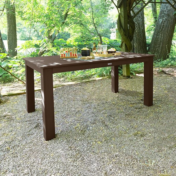 Highwood AD-ST7LH2CO4BA-ACE Lehigh 7pc Rectangular Counter Height Dining Set 72" x 42", Weathered Acorn