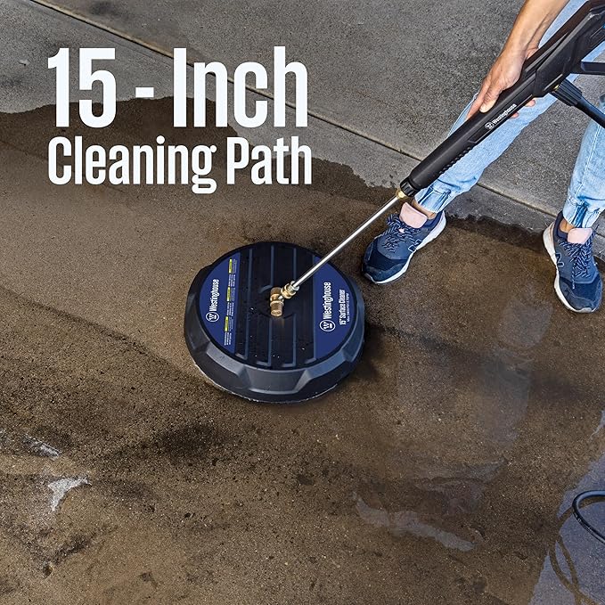 Westinghouse Electric Pressure Washer Bundle with 3400 PSI 2 GPM Washer and 15" Surface Cleaner Attachment