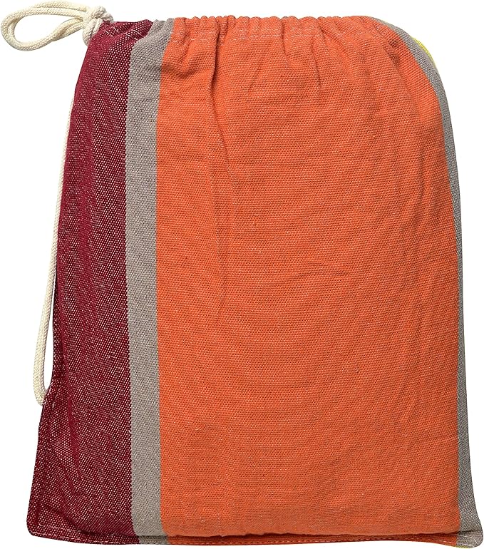 BYER OF MAINE Barbados Hammock, Authentic Brazilian, Acerola, Recycled Cotton/Polyester Blend, 134" L x 58" W, Holds up to 330lbs