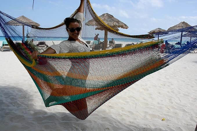 HAMMOCKS RADA TM - Jumbo Size Multicolor - Largest Hammock by UPS in 2 Days at Door