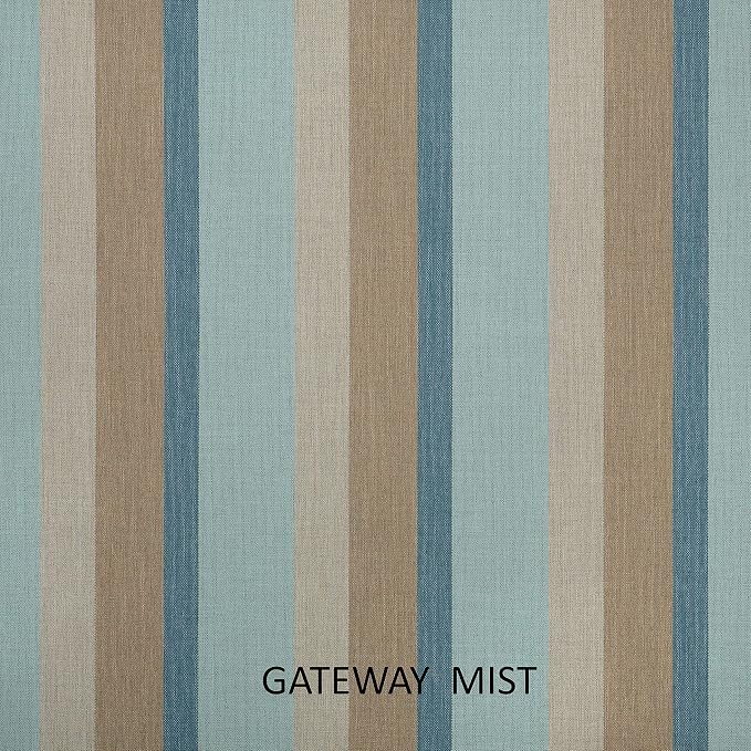 Sorra Home Sunbrella Indoor/Outdoor XL Corded Pillows, 24" x 24", Gateway Mist