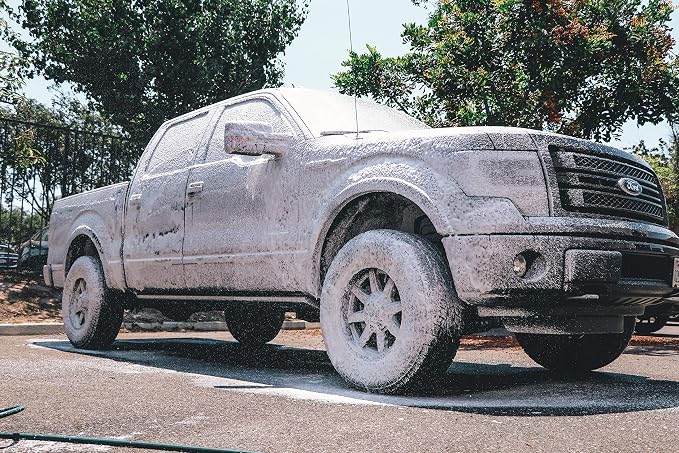 Renegade Products Foam Cannon Used in Automotive Detailing for Pressure Washer with 1/4" Quick Connect