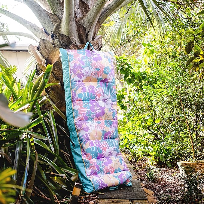 Big Joe Kona Hammock No Inflation Needed Pool Lounger with Headrest, Quick Draining Fabric, 4 feet Big