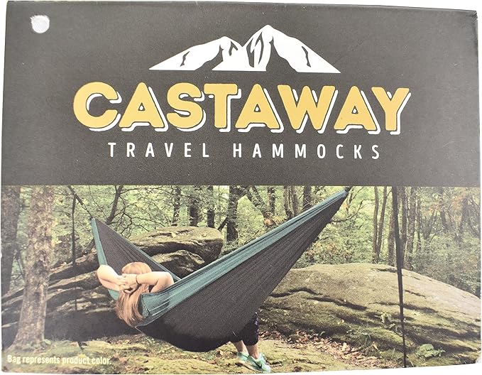 Double Travel Hammock, Red/White/Blue