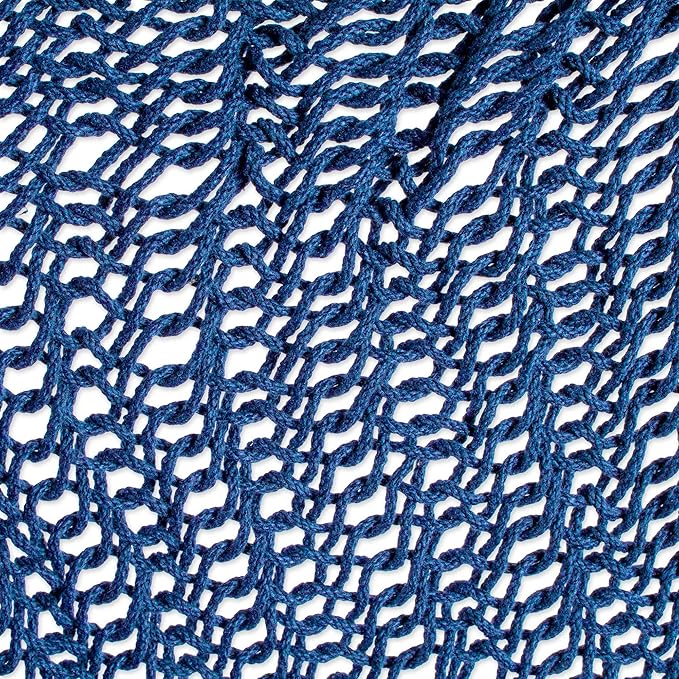 Novica Handmade Sea Breezes in Midnight Blue Cotton Hammock Swing (Single)