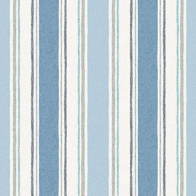 Arden Outdoor Deep Seat Cushion Set, 2-Pack, 24x24, French Blue Stripe | Outdoor Sofa, Couch, Conversation Set, Weather-Proof, Rain-Proof, Fade Resistant for Chair, Mold and Mildew Resistant