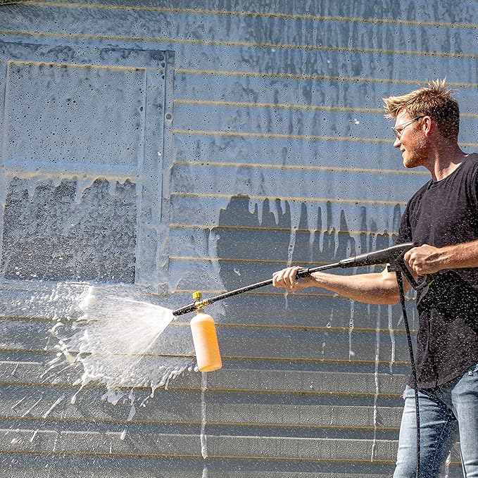 Sun Joe SPX-FC34-MXT Foam Cannon for SPX Series Electric Pressure Washers 34 Oz. | 1/4" Quick Connector | 5 Quick Connect Nozzle Tips