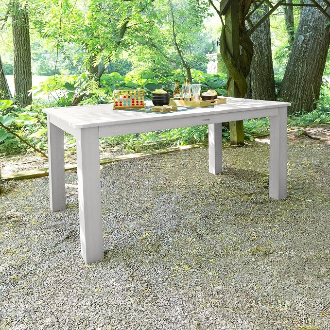highwood Lehigh and Weatherly Rectangular Counter Height Dining Table, 42 x 72, White