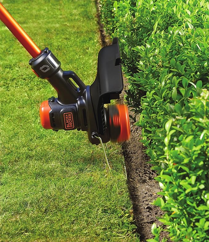 Black+Decker Dualvolt STC5433B Cordless Brushcutter, Grass Trimmer (54 V, with AFS Reflex Thread Extension, 33 cm Cutting Width, E-Drive Gear Transmission, Without Li-Ion Battery and Charger)