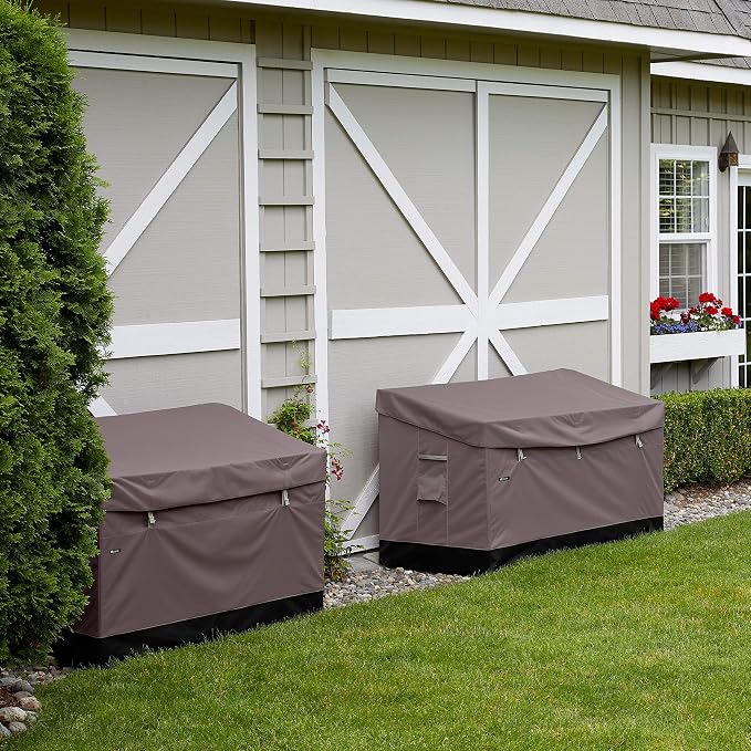 Classic Accessories Ravenna Water-Resistant 85 Gallon Deck Box, outdoor storage box