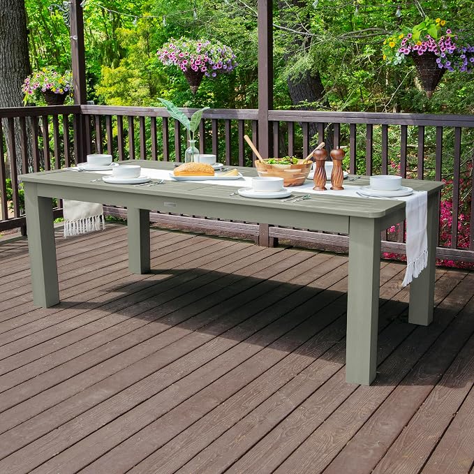 Highwood Hamilton Adirondack 7pc Dining Set, 84" x 42", Dining Height, Eucalyptus