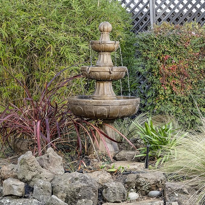 Bond Manufacturing Y97016 Napa Valley Fountain, 45H 25W 25D, Stone Look