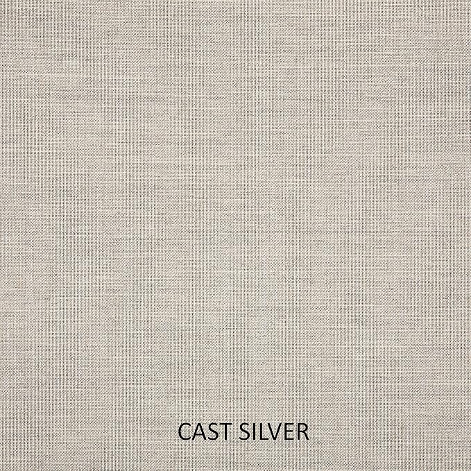Mozaic Company Sunbrella Indoor/ Outdoor Corded Pillows, Cast Silver, Set of 2, 20 x 20